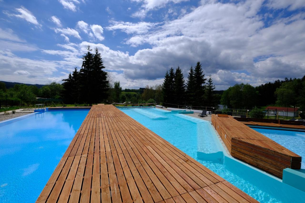 Lipno-Frymburk Wellnes Apt D 103 外观 照片